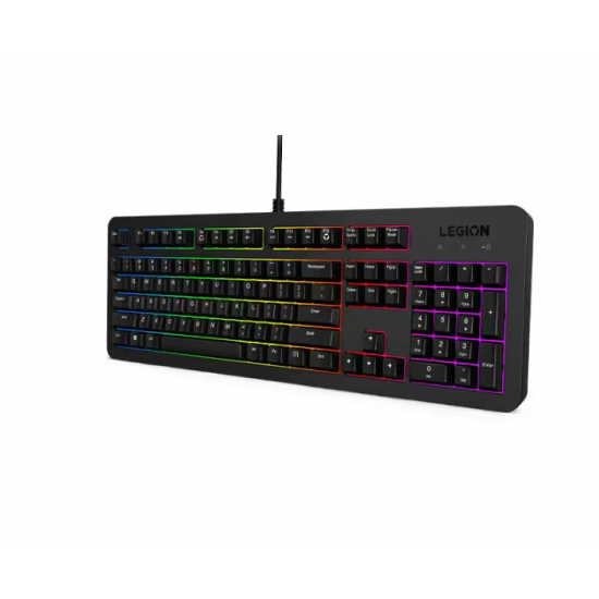 Lenovo Gaming Keyboard | Legion K310 RGB | Keyboard | Wired | US English | Black | USB 2.0 | Membrane