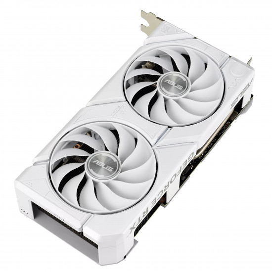 Asus Dual GeForce RTX 4060 EVO White OC Edition 8GB GDDR6 | NVIDIA | 8 GB | GeForce RTX 4060 | GDDR6 | HDMI ports quantity 1 | PCI Express 4.0