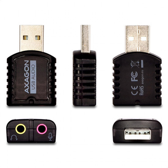 AXAGON | ADA-10 USB - Mini Audio Adapter