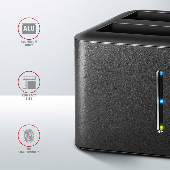 AXAGON | SuperSpeed USB DUAL 2.5 SSD/HDD MINI dock | ADSA-D25