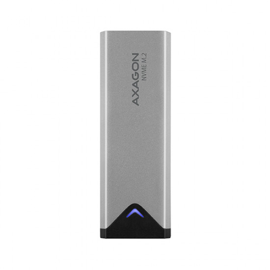 AXAGON External SuperSpeed+ USB-C metal box for M.2 NVMe SSD disks having sizes of up 42 to 80 mm