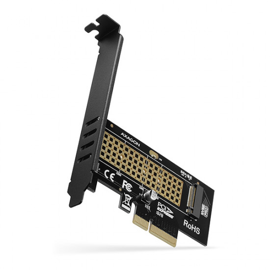 AXAGON The PCI-Express x4 internal adapter for connecting an NVMe M.2 SSD disk to a computer | PCEM2-N