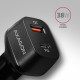 AXAGON Dual car charger, 38W | PWC-PQ38