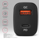 AXAGON Dual car charger, 38W | PWC-PQ38