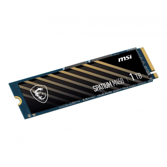 MSI SPATIUM M450 PCIe 4.0 NVMe M.2 1000GB PCI Express 4.0 3D NAND