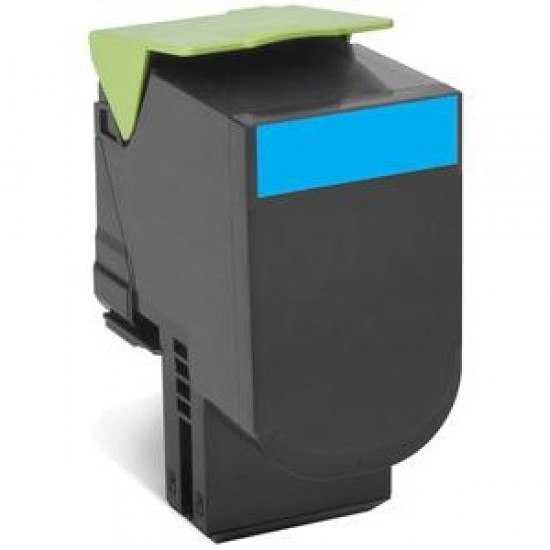 Lexmark Toner 80C2SCE Cyan bis zu 2.000 Seiten