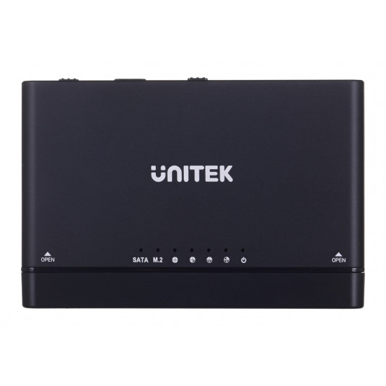 UNITEK S1222A cable gender changer USB 3.2 SATA 2,5/3,5' & M.2 PCIE/NVME Black