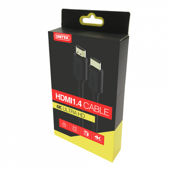 UNITEK Y-C138M HDMI cable 2 m HDMI Type A (Standard) Black