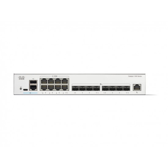 CISCO Catalyst 1300 16-Port Switch / 8-Port 10GE RJ45 + 8-Port 10GE SFP+