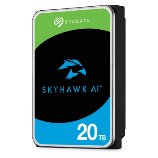 Seagate SkyHawk AI internal hard drive 20 TB 7200 RPM 512 MB 3.5 Serial ATA III