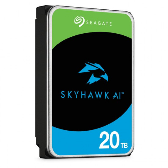 Seagate SkyHawk AI internal hard drive 20 TB 7200 RPM 512 MB 3.5 Serial ATA III