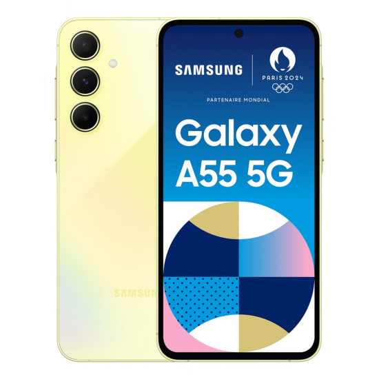 Samsung Galaxy A55 5G 16.8 cm (6.6) Hybrid Dual SIM Android 14 USB Type-C 8 GB 256 GB 5000 mAh Yellow