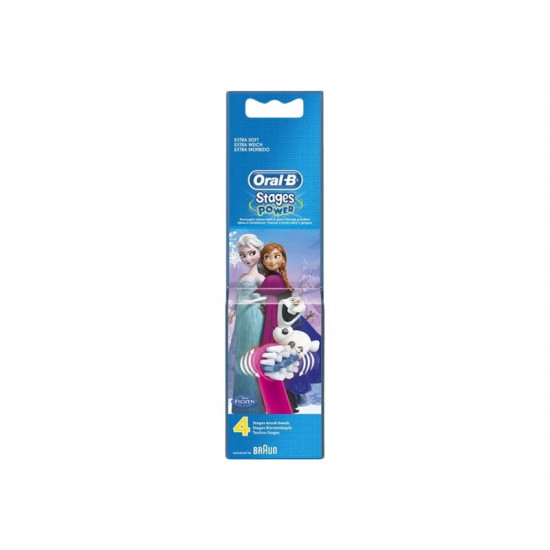 Oral-B | Toothbrush Heads | EB 10-4 Kids Frozen | Heads | For kids | Number of brush heads included 4