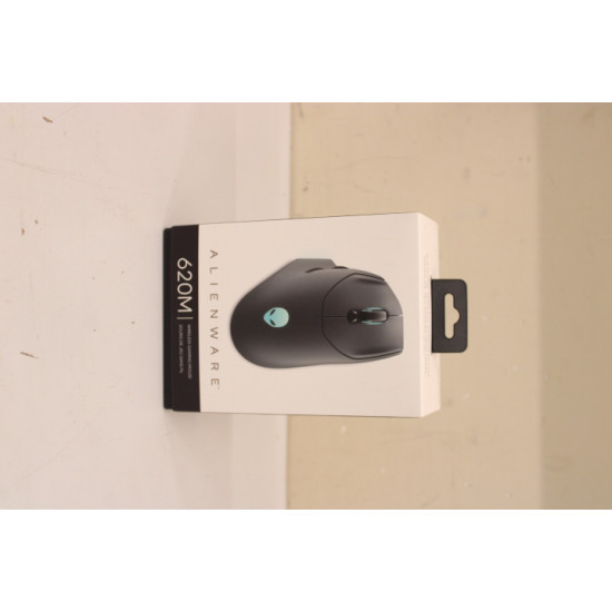 SALE OUT. Dell Alienware Wireless Gaming Mouse - AW620M (Dark Side of the Moon) | Dell | Gaming Mouse | AW620M | Wired/Wireless | Alienware Wireless Gaming Mouse | Dark Side of the Moon | USED, SCRATCHES ON BACK