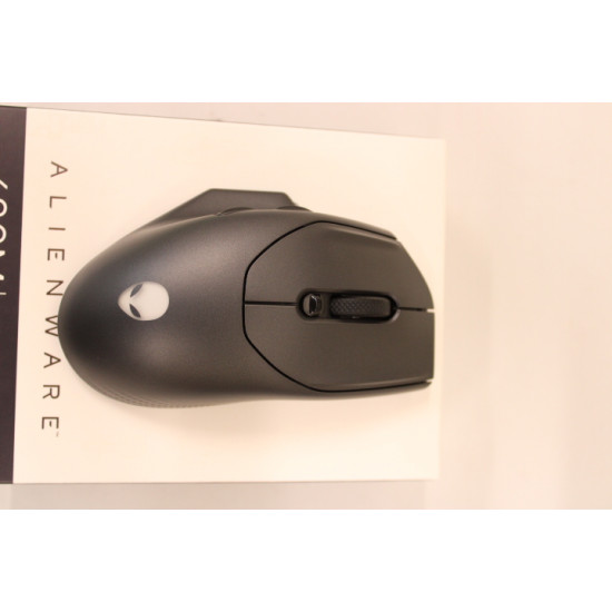 SALE OUT. Dell Alienware Wireless Gaming Mouse - AW620M (Dark Side of the Moon) | Dell | Gaming Mouse | AW620M | Wired/Wireless | Alienware Wireless Gaming Mouse | Dark Side of the Moon | USED, SCRATCHES ON BACK