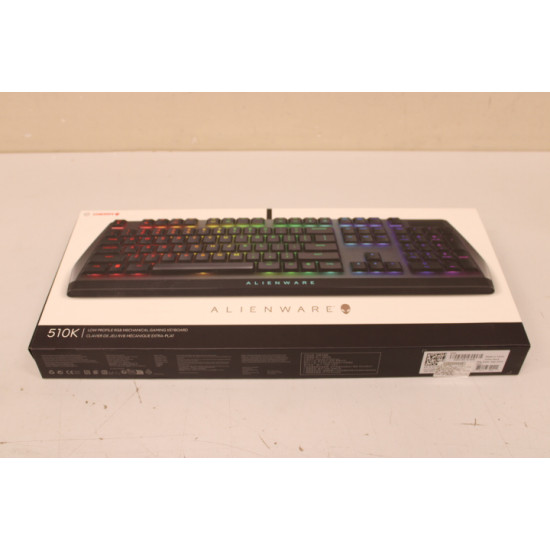 SALE OUT. Dell Alienware 510K Low-profile RGB Mechanical Gaming Keyboard - AW510K (Dark) | Dell | Alienware Gaming Keyboard | AW510K | Dark Gray | Mechanical Gaming Keyboard | Wired | EN | USED AS DEMO | English | Numeric keypad