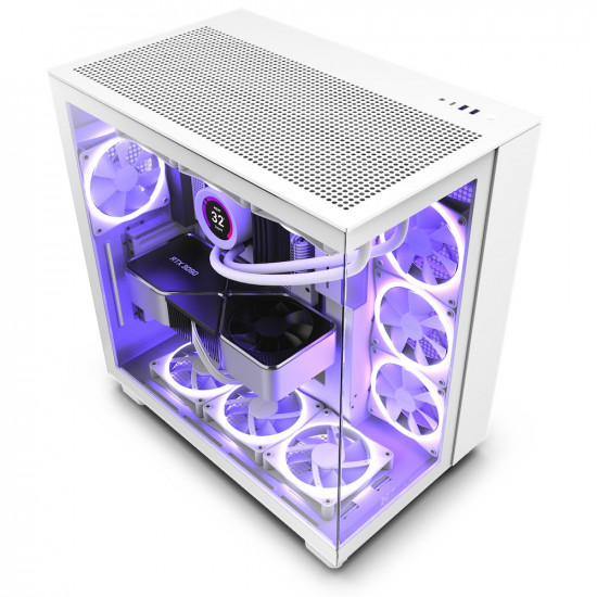 NZXT H9 All white Midi Tower