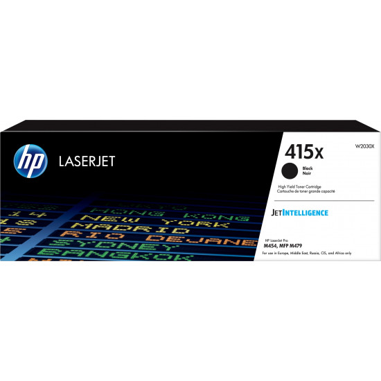 HP 415X - Hojtydende - sort - original