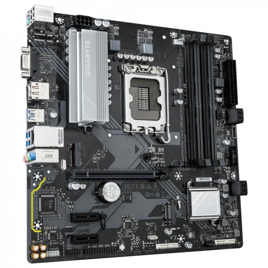 Mainboard|GIGABYTE|Intel B760 Express|LGA1700|Micro-ATX|Memory DDR4|Memory slots 4|2xPCI-Express 3.0 1x|1xPCI-Express 4.0 16x|2xM.2|1x15pin D-sub|1xHDMI|1xDisplayPort|6xUSB 2.0|5xUSB 3.2|1xUSB-C|1xPS/2|1xRJ45|3xAudio port|B760MD3HPDDR4