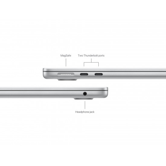 Apple MacBook | Air | Silver | 13  | IPS | 2560 x 1664 pixels | Apple M3 | 8 GB | Solid-state drive capacity 512 GB | Apple M3 chip 8-core CPU/10-core GPU | macOS | 802.11ax | Bluetooth version 5.0 | Keyboard language Swedish | Keyboard backlit | Warranty 12 month(s)