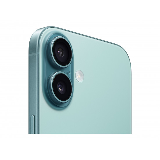 Apple iPhone 16 | Teal | 6.1  | Super Retina XDR | 2556 x 1179 pixels | A18 | Internal RAM 8 GB | 512 GB | Dual SIM | 4G | 5G | Main camera resolution 48+12 MP | Secondary camera resolution 12 MP | iOS | 18