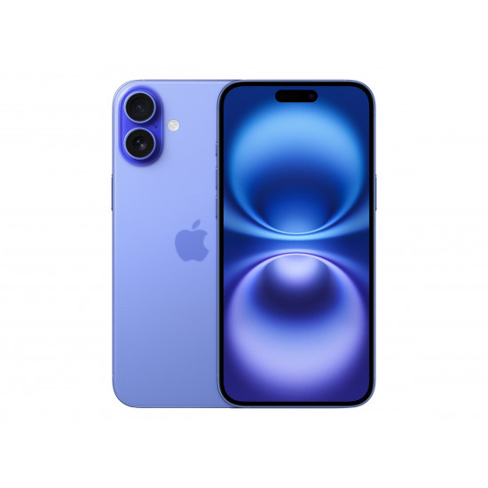 Apple iPhone 16 Plus | Ultramarine | 6.7  | Super Retina XDR display | 2796 x 1290 pixels | A18 | Internal RAM 8 GB | 512 GB | Dual SIM | 4G | 5G | Main camera resolution 48+12 MP | Secondary camera resolution 12 MP | iOS | 18