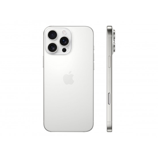 Apple iPhone 16 Pro | White Titanium | 6.3  | Super Retina XDR display with ProMotion | 2622 x 1206 pixels | A18 Pro | Internal RAM 8 GB | 128 GB | Dual SIM | 4G | 5G | Main camera resolution 48+12 MP | Secondary camera resolution 12 MP | iOS | 18