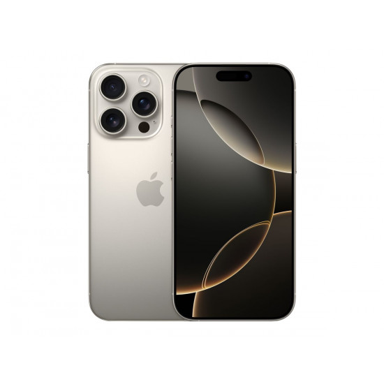 Apple iPhone 16 Pro Max | Natural Titanium | 6.9  | Super Retina XDR display with ProMotion | 2868 x 1320 pixels | A18 Pro | Internal RAM 8 GB | 256 GB | Dual SIM | 4G | 5G | Main camera resolution 48+12 MP | Secondary camera resolution 12 MP | iOS | 18