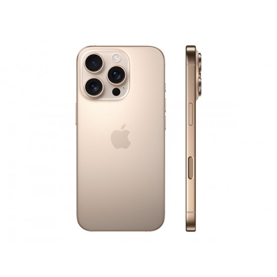 Apple iPhone 16 Pro Max | Desert Titanium | 6.9  | Super Retina XDR | 2868 x 1320 pixels | A18 Pro | Internal RAM 8 GB | 256 GB | Dual SIM | 4G | Main camera resolution 48+12 MP | Secondary camera resolution 12 MP | iOS | 18