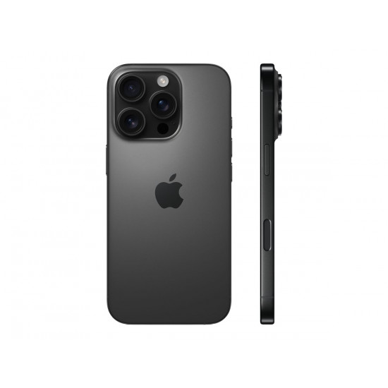 Apple iPhone 16 Pro Max | Black Titanium | 6.9  | Super Retina XDR display with ProMotion | 2868 x 1320 pixels | A18 Pro | Internal RAM 8 GB | 512 GB | Dual SIM | 4G | Main camera resolution 48+12 MP | Secondary camera resolution 12 MP | iOS | 18