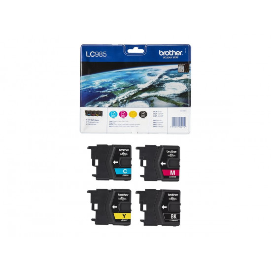 Brother LC985VALBP | Ink cartridge | Magenta, Black, Cyan, Yellow