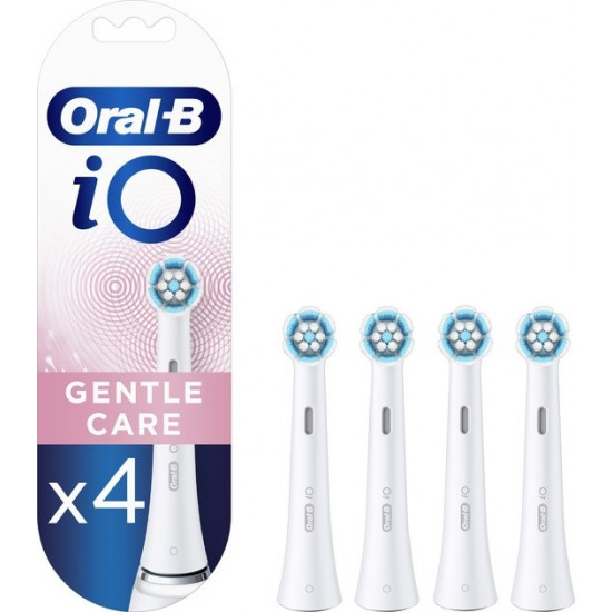 Toothbrush replacement heads ORAL-B iO Gentle Care 4 sh white