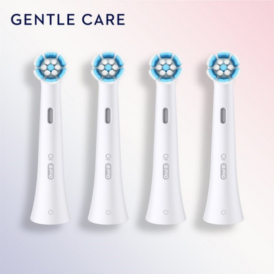 Toothbrush replacement heads ORAL-B iO Gentle Care 4 sh white