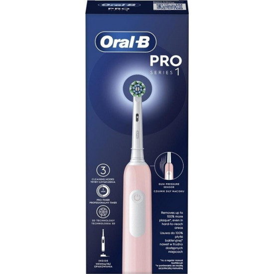 Oral-B PRO1 Pink electric toothbrush