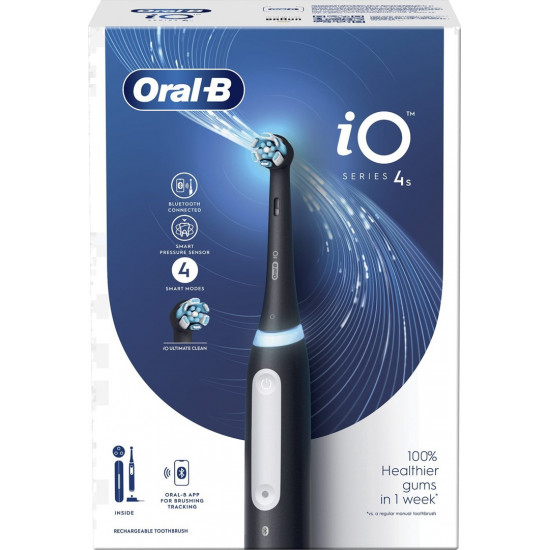 Oral-B iO4s Matt Black electric toothbrush