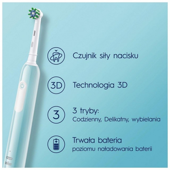 Oral-B PRO1 Caribbean Blue electric toothbrush