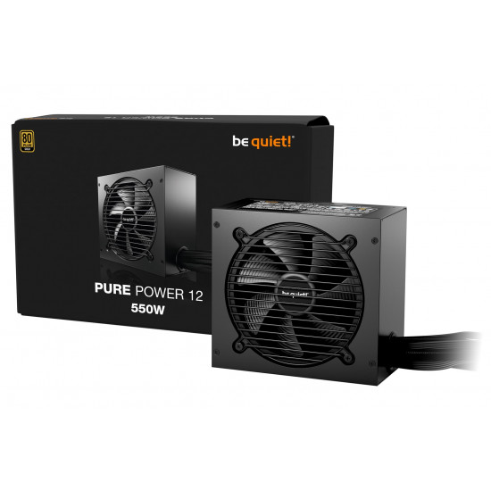 be quiet! PURE POWER 12 550W power supply unit 20+4 pin ATX ATX Black