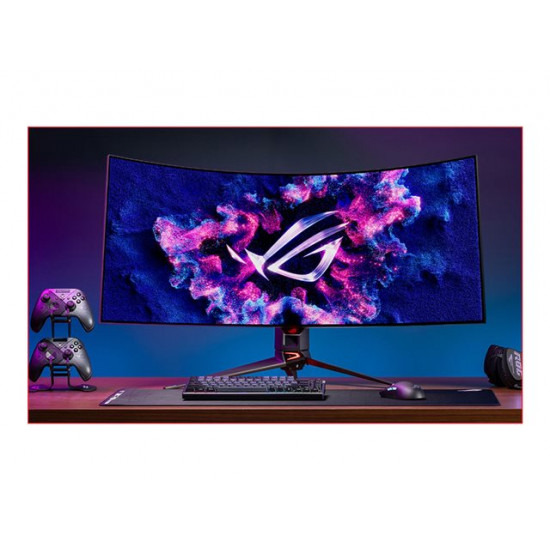 ASUS ROG Swift OLED PG39WCDM 39inch UWQHD OLED Curved 800R 21:9 240Hz 450cd/m2 0.03ms 2xHDMI DP USB-C 2xUSB Type-A 3.2 2xUSB Type-A