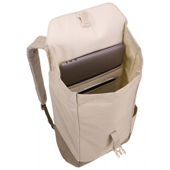 Thule | Lithos | Backpack 16L | Fits up to size 16  | Laptop backpack | Pelican Gray/Faded Khaki