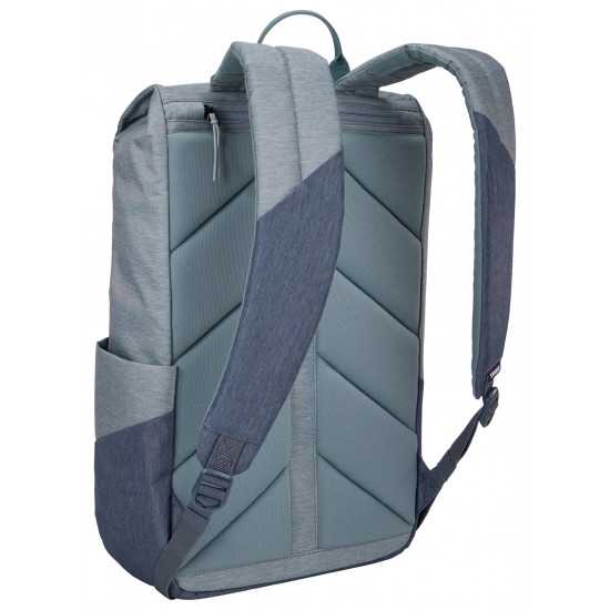 Thule | Lithos | Backpack 16L | Fits up to size 16  | Laptop backpack | Pond Gray/Dark Slate