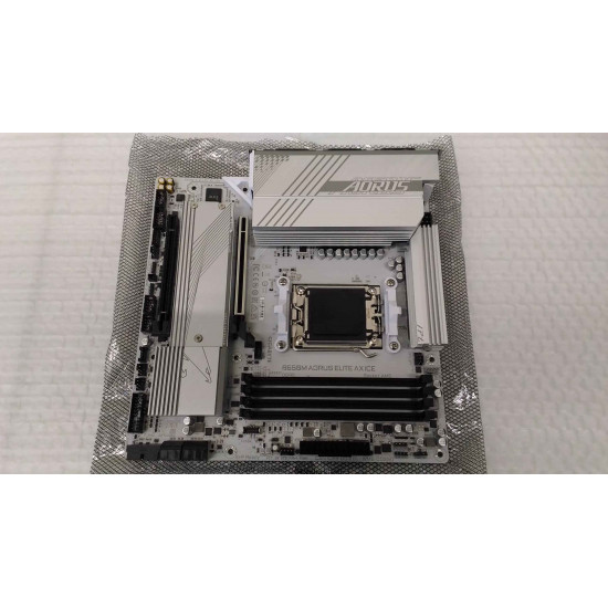 SALE OUT. | Gigabyte B650M A ELITE AX ICE | Processor family AMD | Processor socket AM5 | DDR5 | Supported hard disk drive interfaces SATA, M.2 | Number of SATA connectors 4 | USED, REFURBISHED | Gigabyte | B650M A ELITE AX ICE | Processor family AMD | Processor socket AM5 | DDR5 | Supported hard disk drive interfaces SATA, M.2 | Number of SATA connectors 4 | USED, REFURBISHED