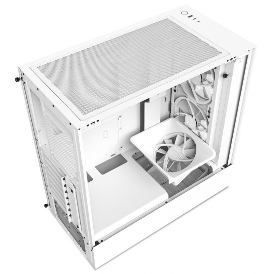 NZXT H5 Elite RGB Midi-Tower - white