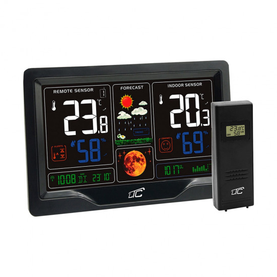 Weather station with color high black LXSTP09C