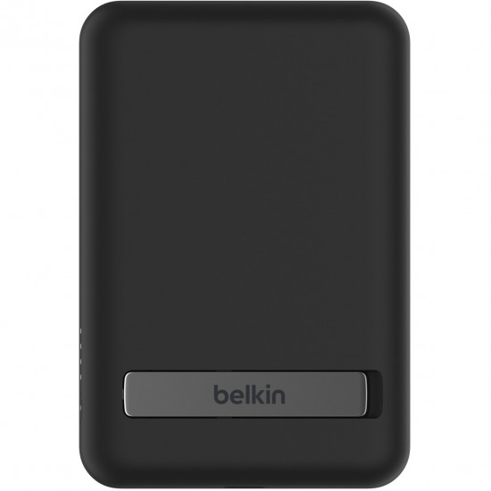 Belkin Magn. drahtlose Powerbank, Standfuß, 5.000 mAh, schwarz