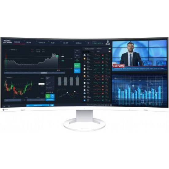 EIZO EV3895EN 37.5 IPS 24:10 3840X2160 CURVED USB-C/85W RJ45 KVM (WHITE)