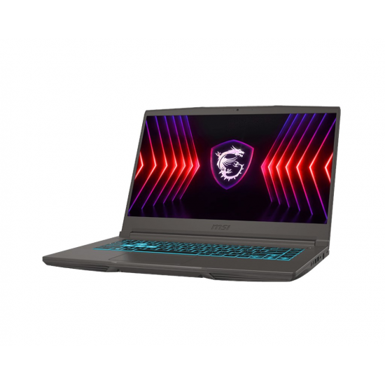 MSI Thin 15 B13UC-2203XPL Intel® Core™ i7 i7-13620H Laptop 39.6 cm (15.6) Full HD 16 GB DDR4-SDRAM 512 GB SSD NVIDIA GeForce RTX 3050 Wi-Fi 6E (802.11ax) NoOS Grey