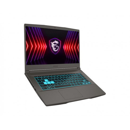 MSI Thin 15 B13UC-2203XPL Intel® Core™ i7 i7-13620H Laptop 39.6 cm (15.6) Full HD 16 GB DDR4-SDRAM 512 GB SSD NVIDIA GeForce RTX 3050 Wi-Fi 6E (802.11ax) NoOS Grey