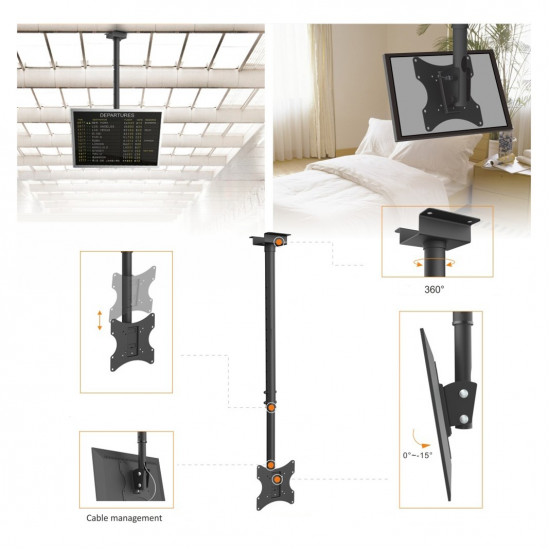 Maclean MC - 580 Hight quality celling TV LCD / LED Screens Bracket