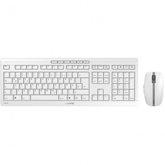 Cherry Tastatur und Maus Set STREAM DESKTOP RF Wireless white