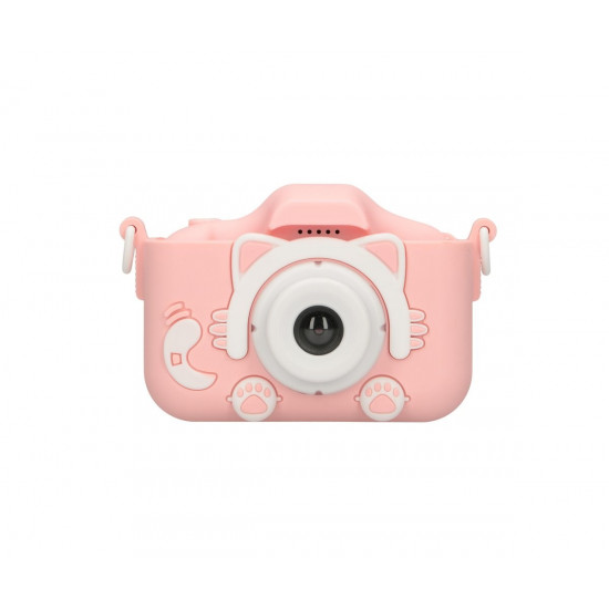 Extralink Kids Camera H27 Dual Pink | Digital Camera | 1080P 30fps, 2.0 display